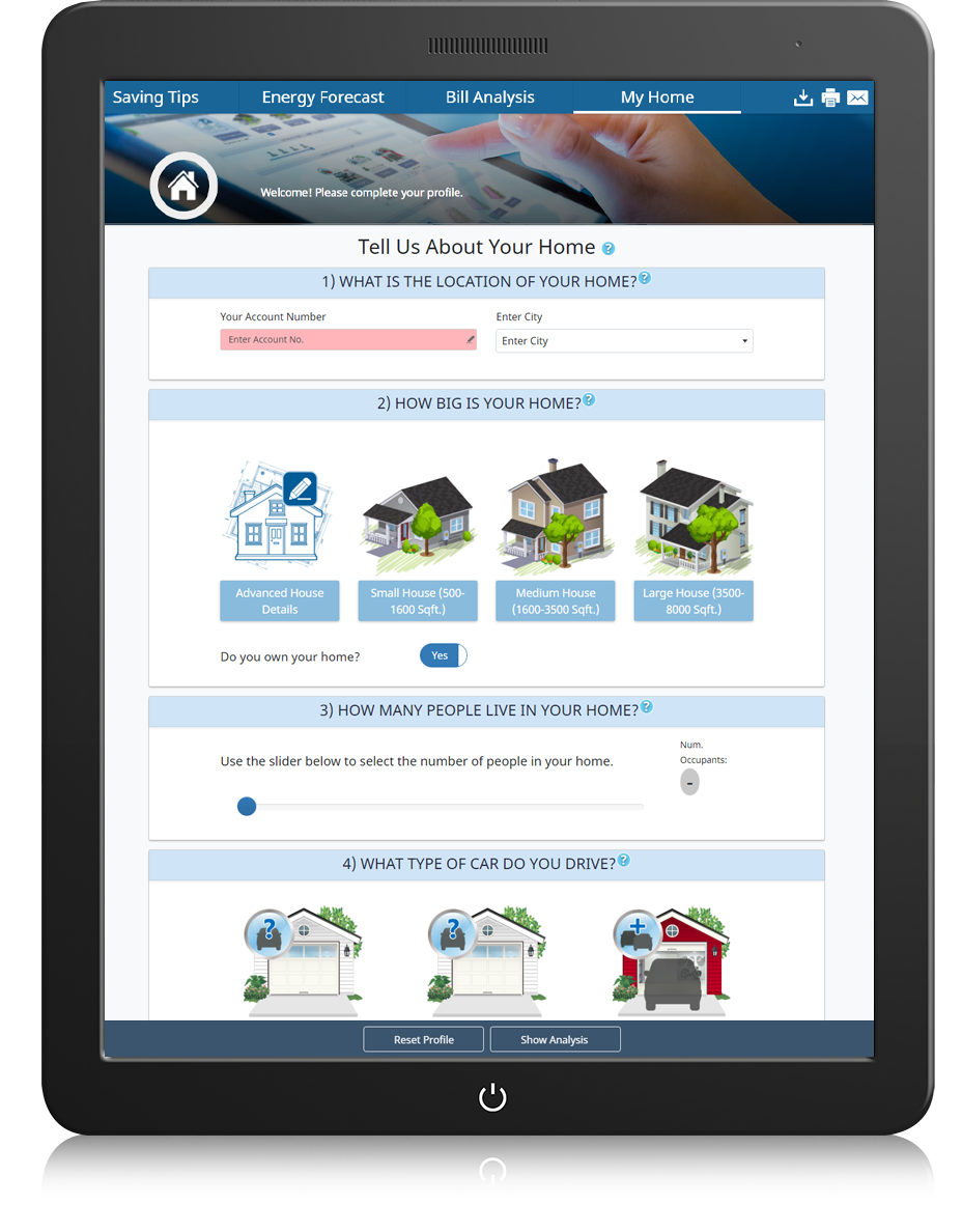 EA Tablet with Forecaster