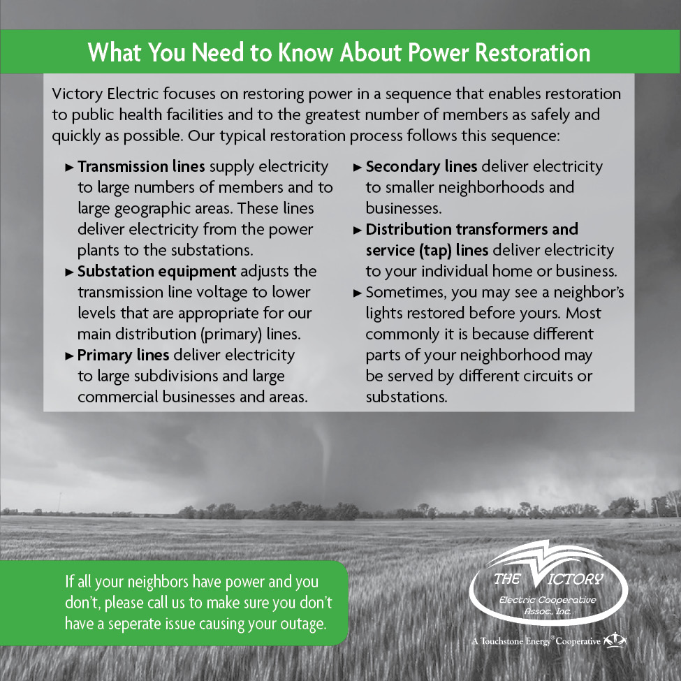 What you need to know about power Restoration