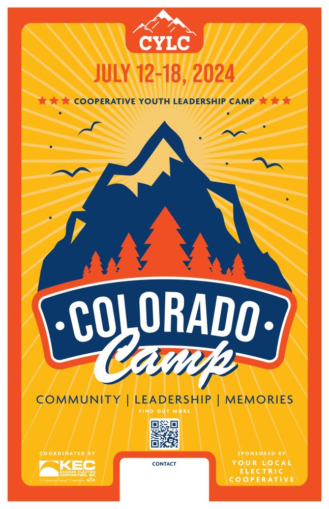 Youth Leadership Camp flyer July 12-18, 2024